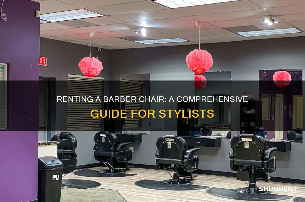 how does renting a barber chair work