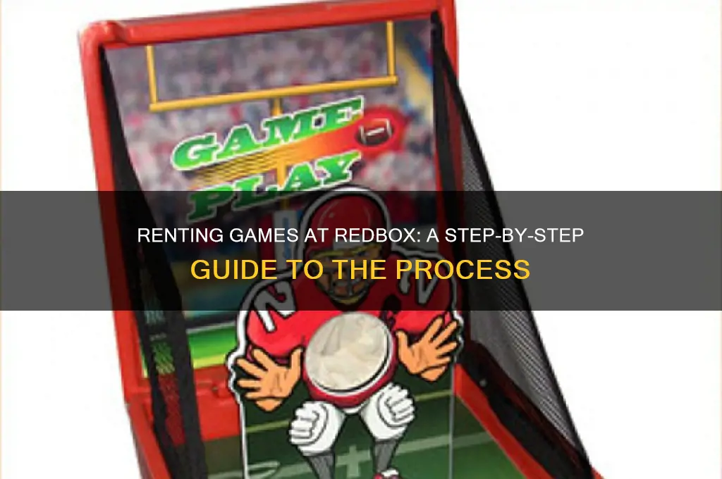 how does renting a game at redbox work
