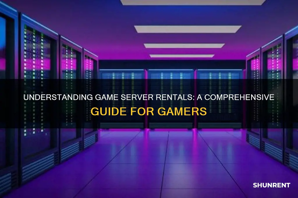 how does renting a game server work
