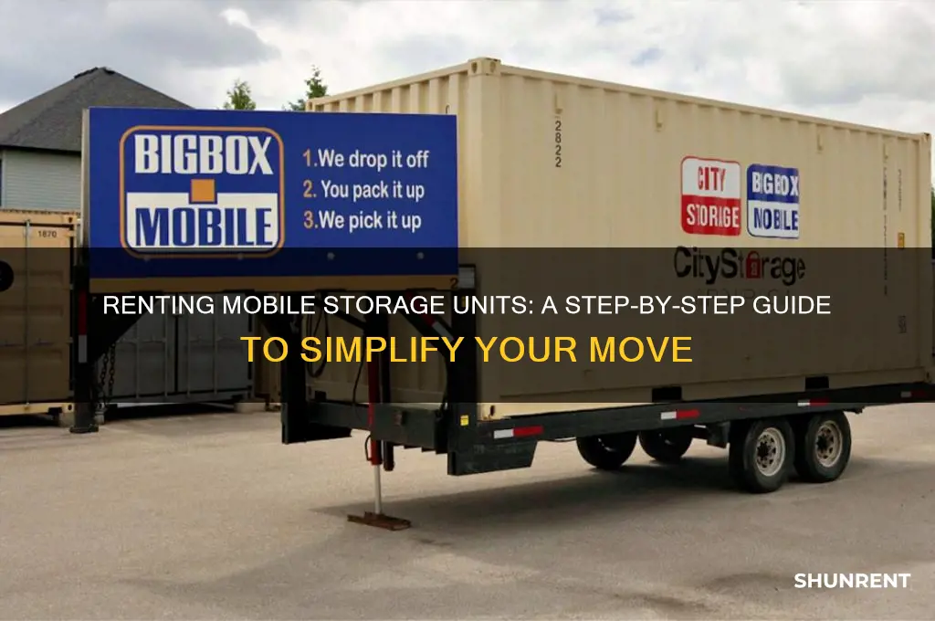 how does renting a mobile storage unit work