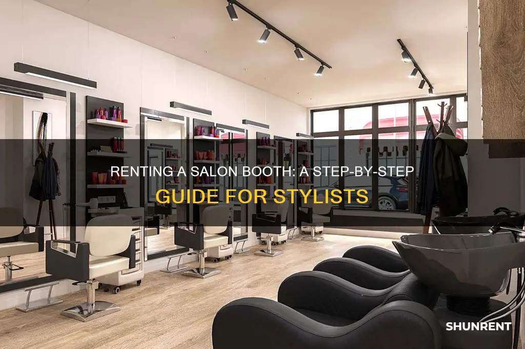 how does renting a salon booth work