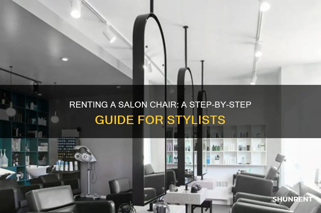 how does renting a salon chair work