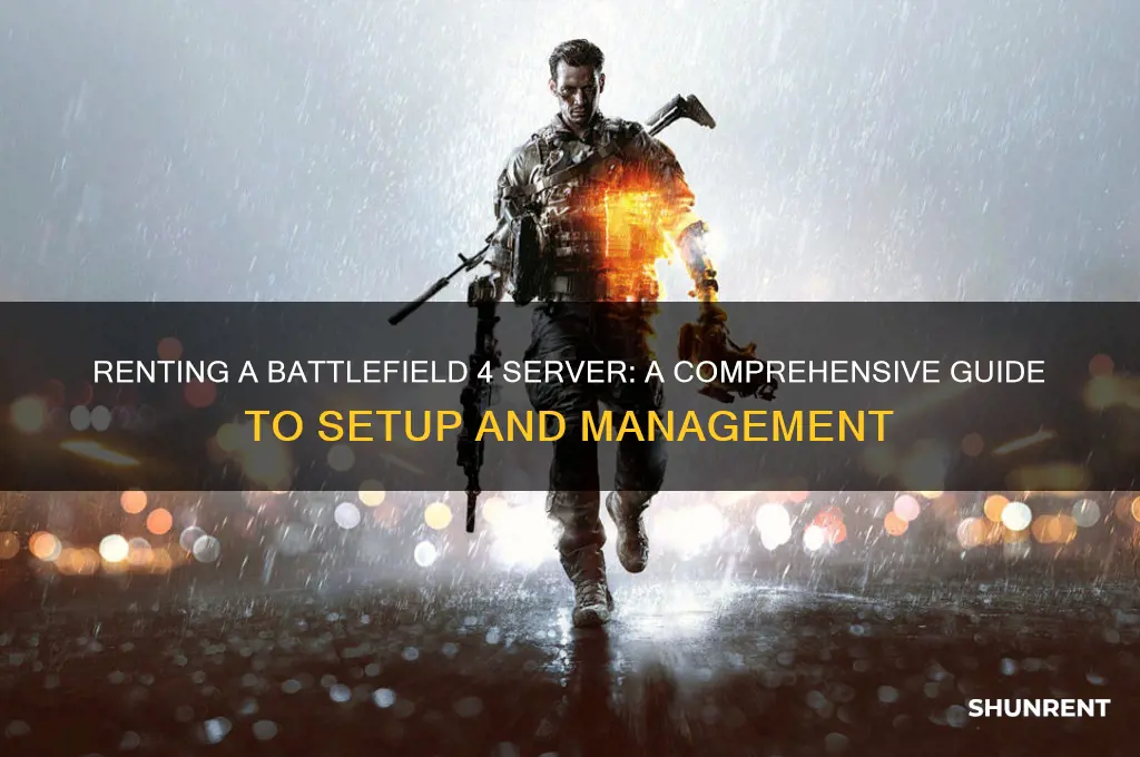 how does renting a server on battlefield 4 work