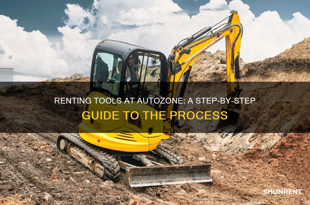 how does renting a tool at autozone work
