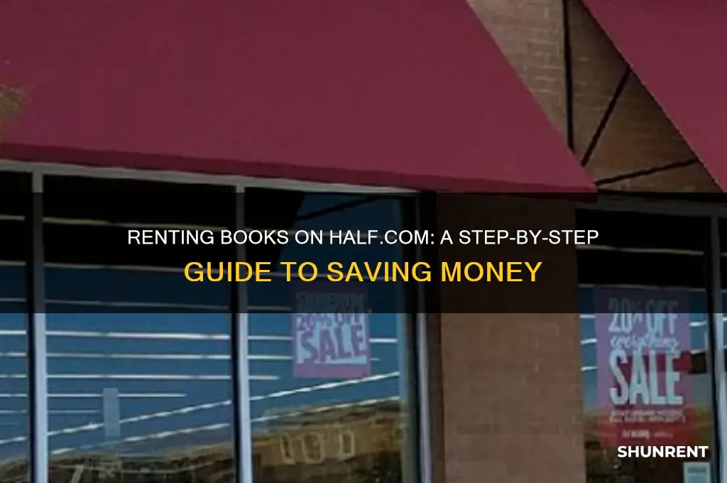 how does renting books on half com work
