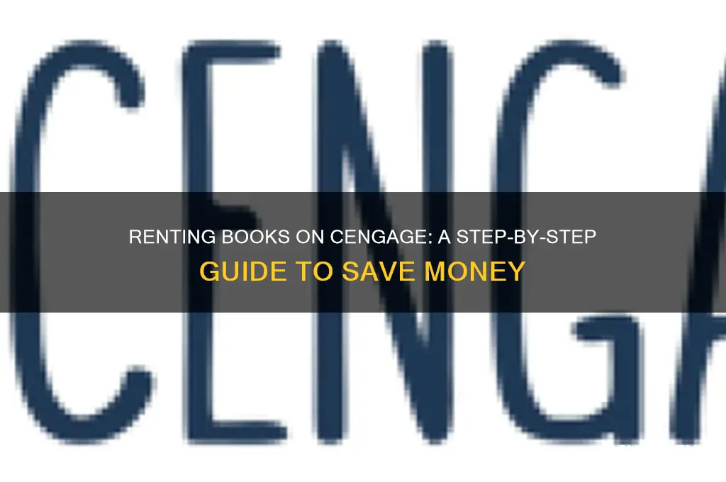 how does renting books work on cengage