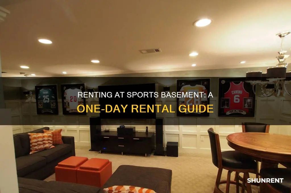 how does renting one day at sports basement work