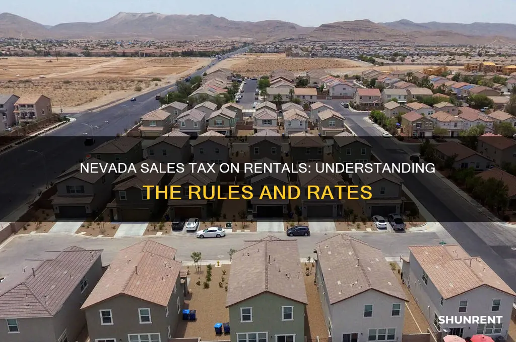 how does sales tax work on rented items in nevada