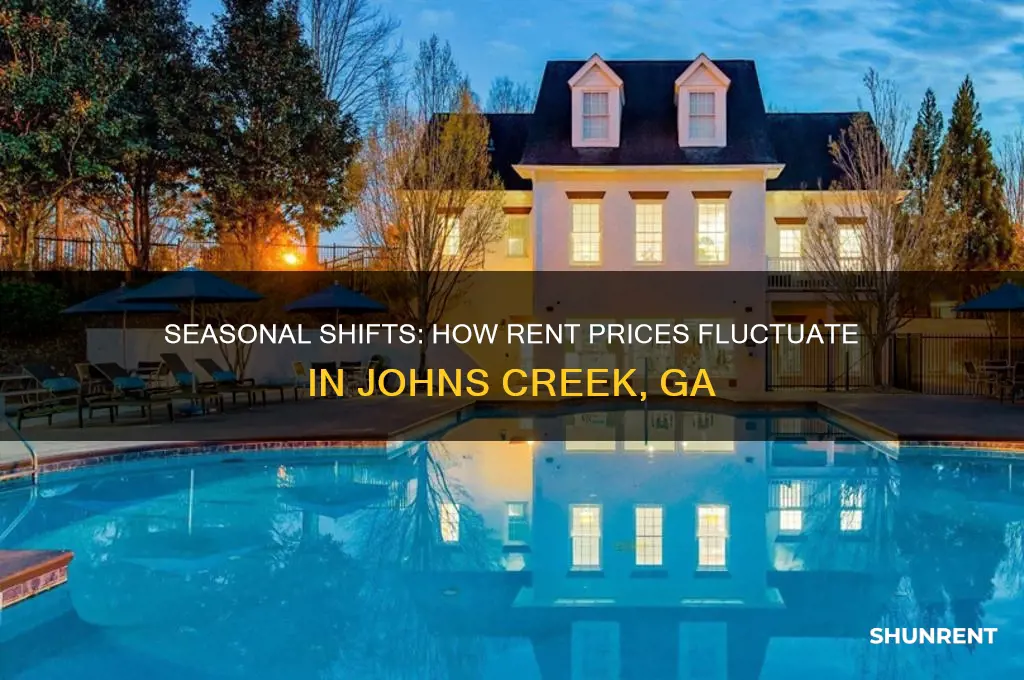 how does seasonality impact rent prices in johns creek ga