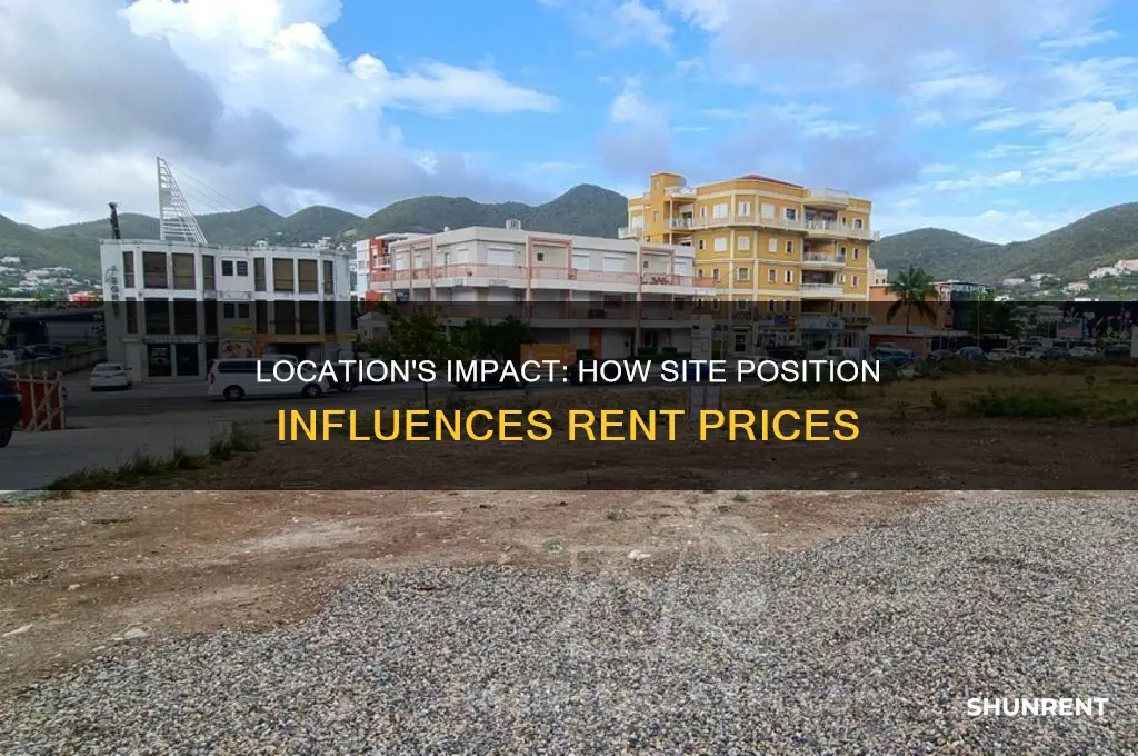 how does site location affect rent prices