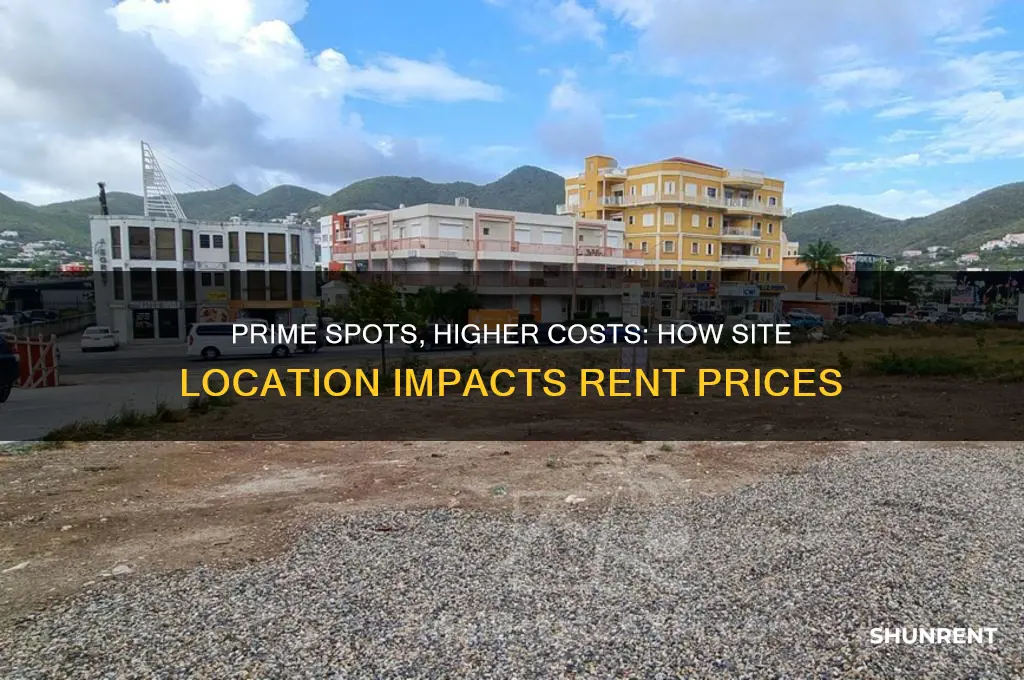 how does site location affect rent proces