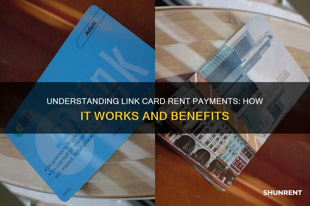 how does the link card with rent payment work