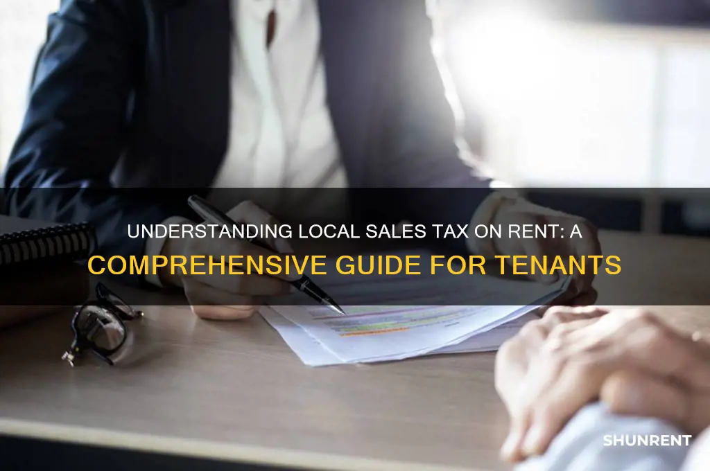 how does the local sales tax work with rent