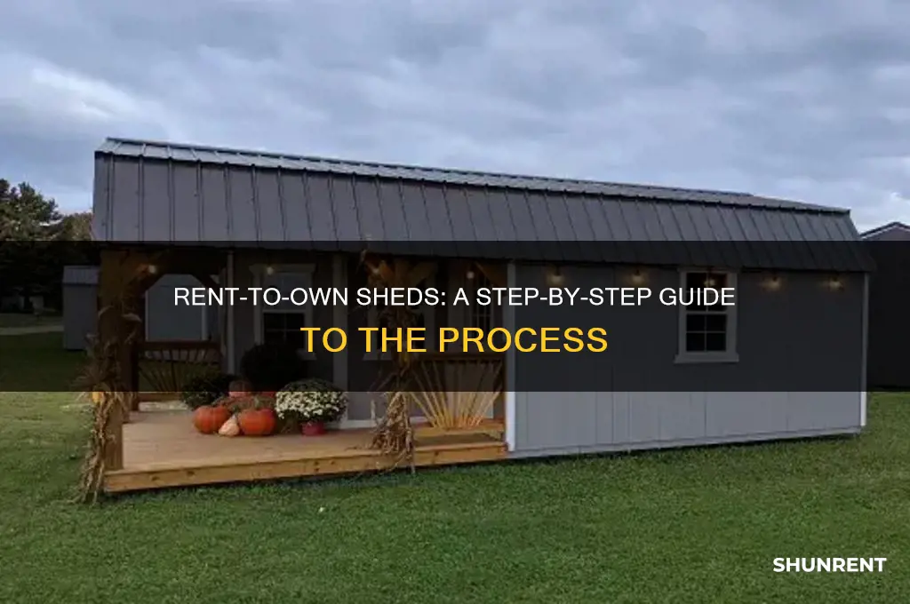 how does the rent to own process work for shed