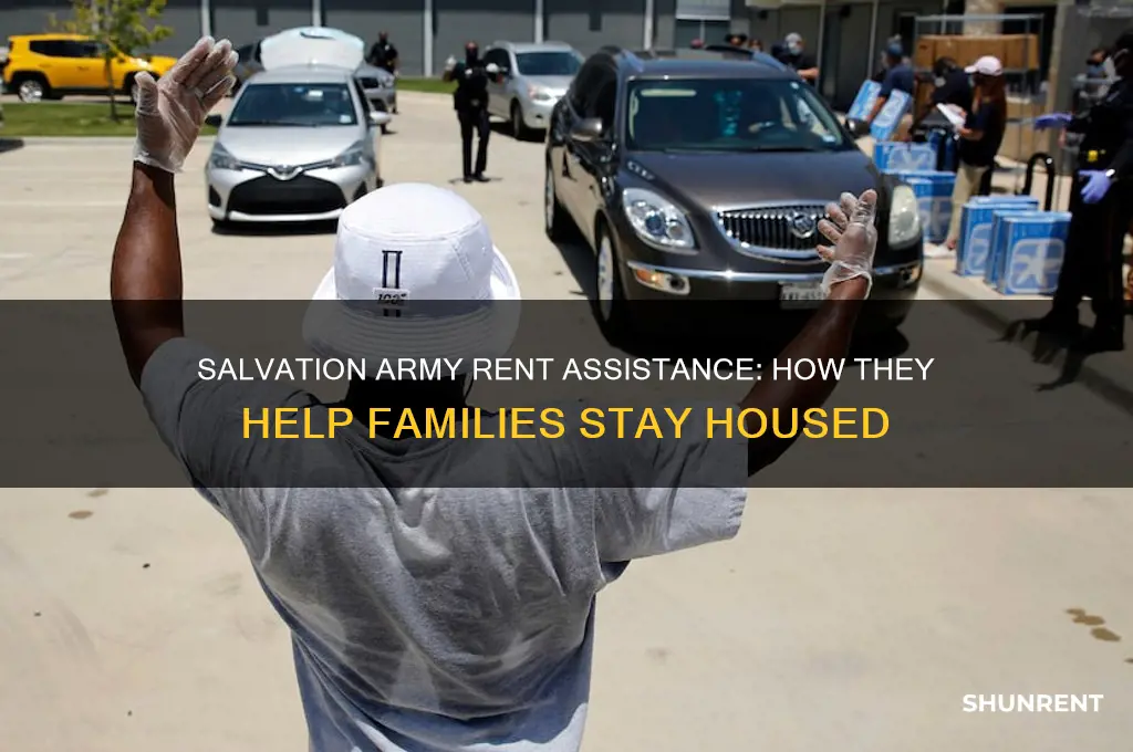 how does the salvation army help with rent