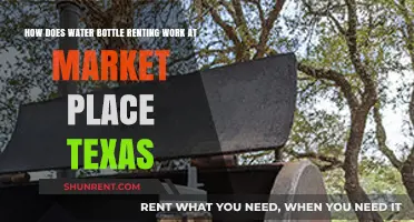 How Water Bottle Renting Works at Texas Marketplaces: A Guide