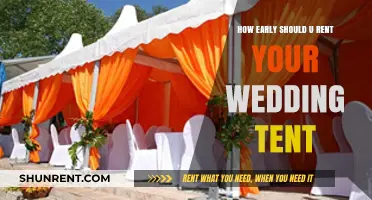 Perfect Timing: When to Rent Your Wedding Tent Stress-Free