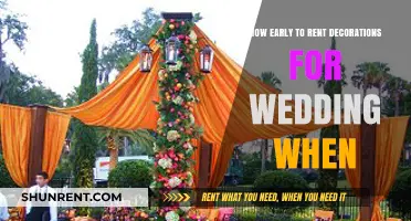 When Should You Rent Wedding Decorations? Timing Tips for Success