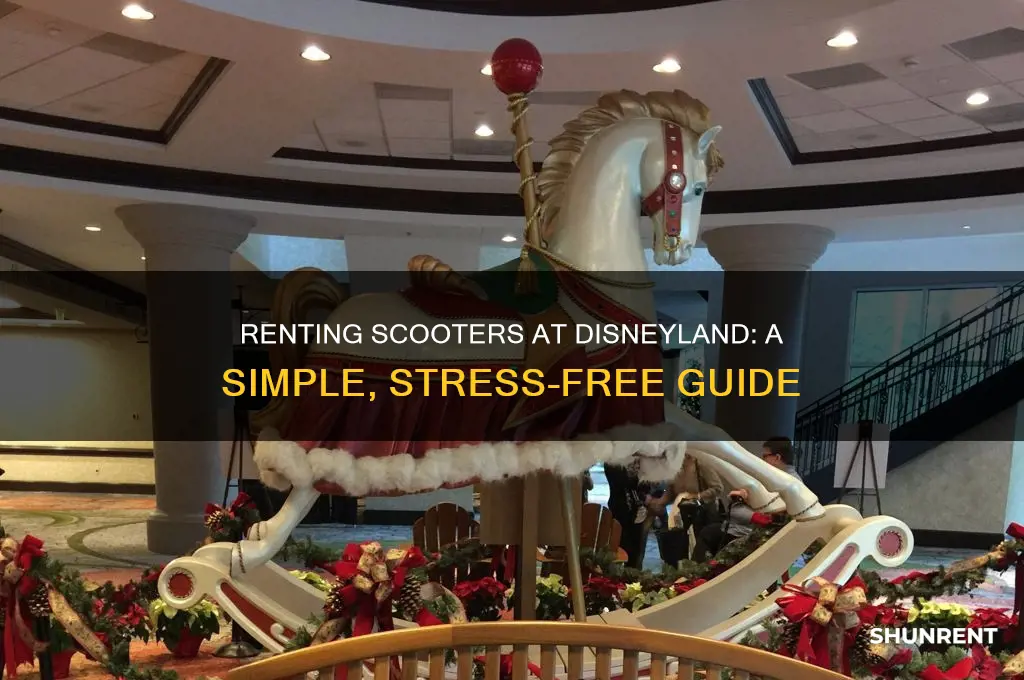 how easy to rent scooter at disneyland