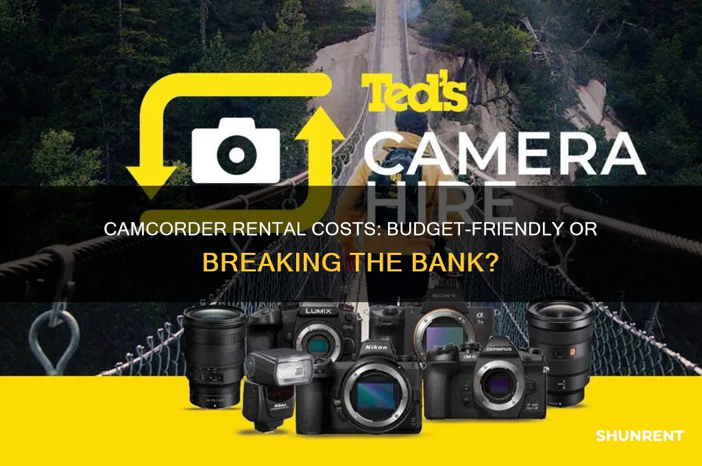 how expensive is it to rent a camcorder