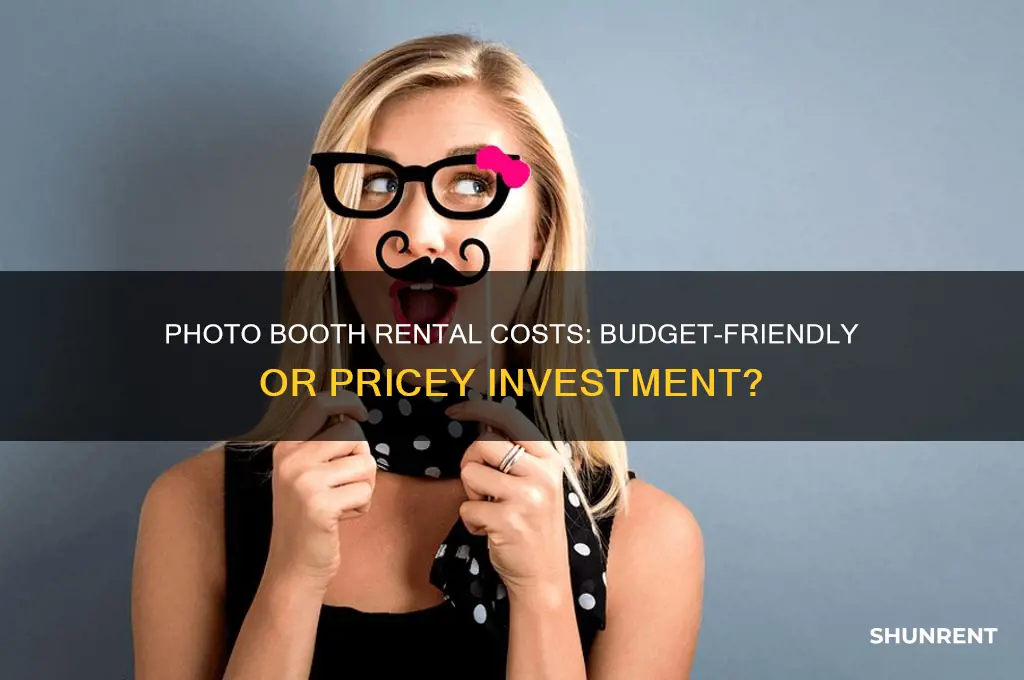 how expensive is it to rent a photo booth