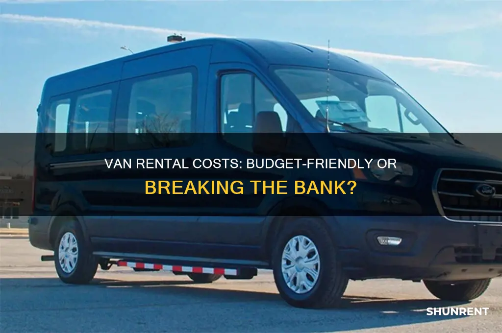 how expensive is it to rent a van