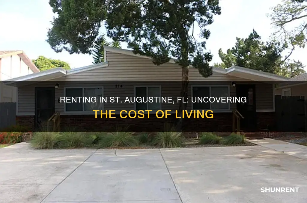 how expensive is rent in st augustine fl