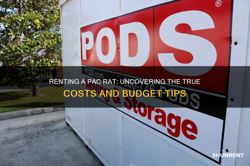 how expensive it it to rent pac rat