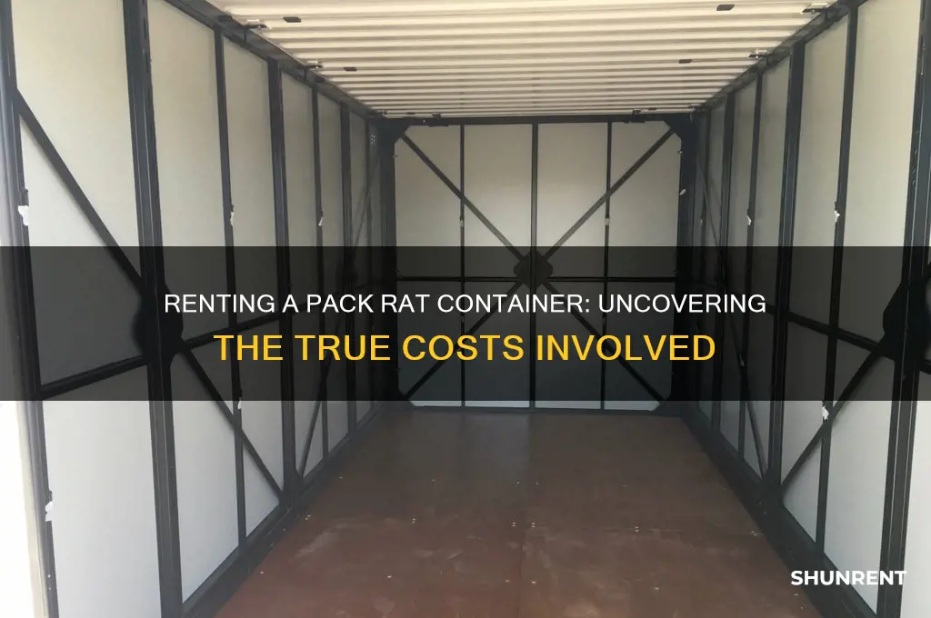 how expensive it it to rent packrat