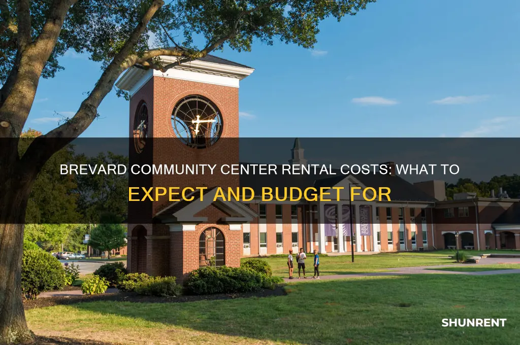 how expensive to rent community center brevard