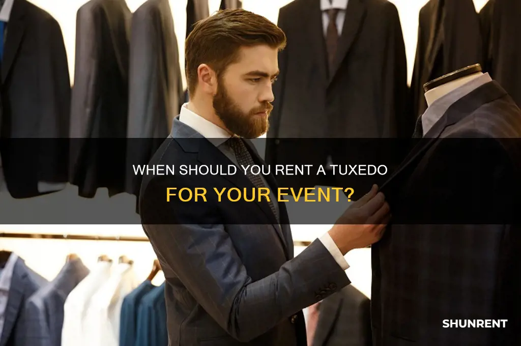 how far ahead to rent a tux