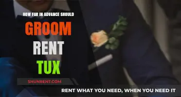 When Should Grooms Rent Tuxedos for the Big Day?