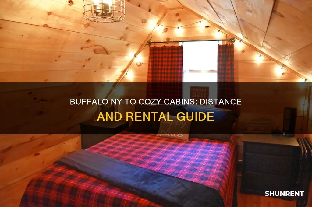 how far is buffalo ny from cabins to rent