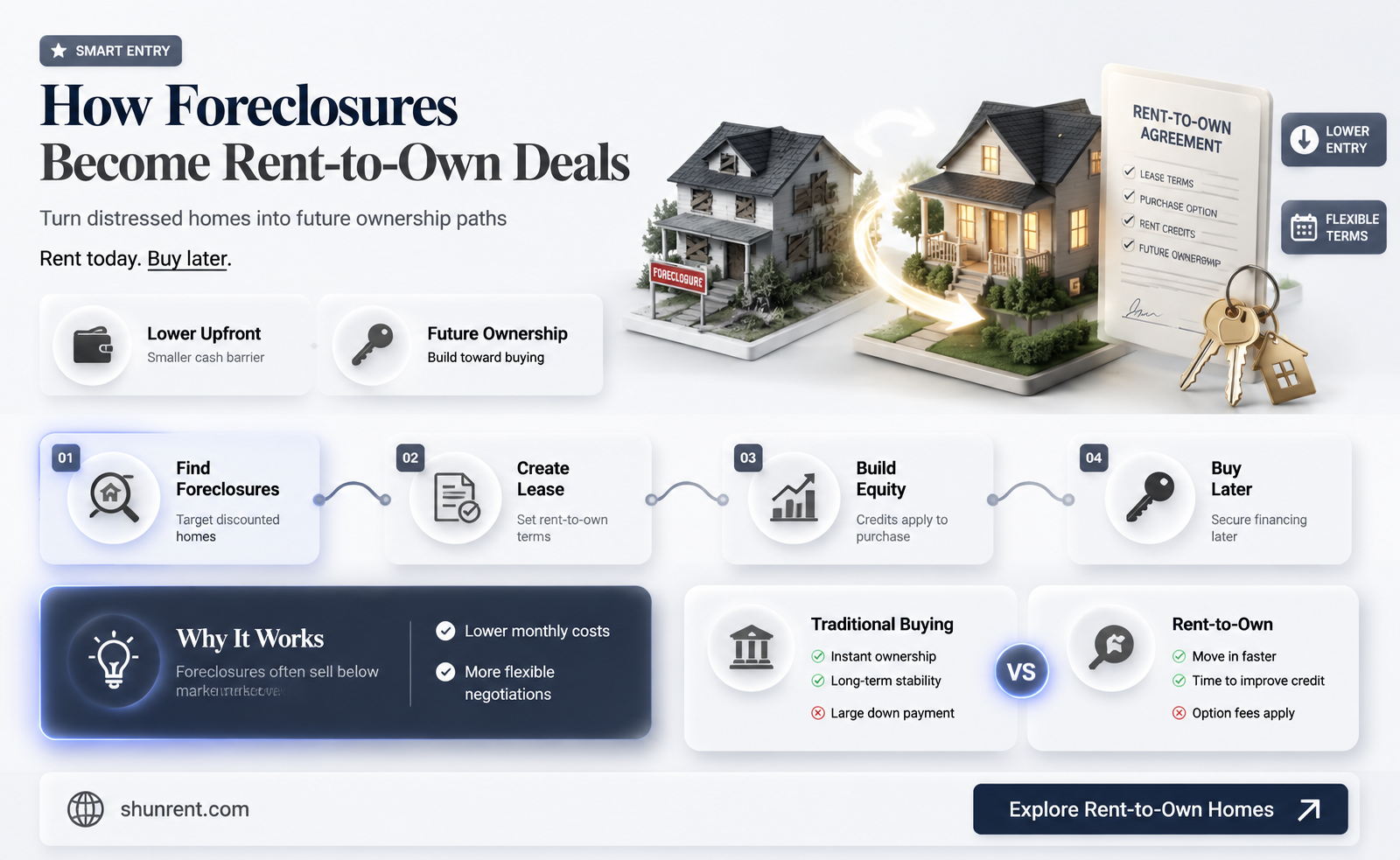 could a forclosure be a rent to own