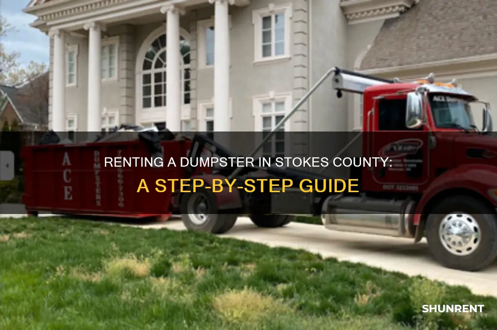 how go about renting a dumpster in stokes co