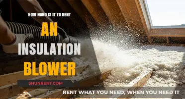 Renting an Insulation Blower: Challenges and Tips for Success