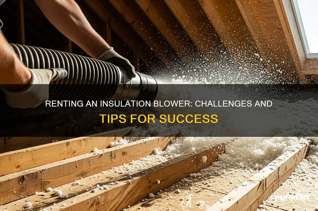 how hard is it to rent an insulation blower