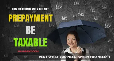 IRS Rules: When Rent Prepayments Become Taxable Income Explained