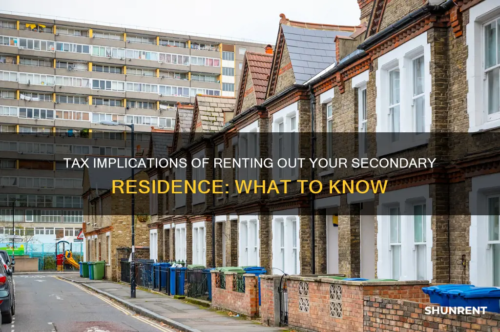 how is a secondary residence taxed with some rented