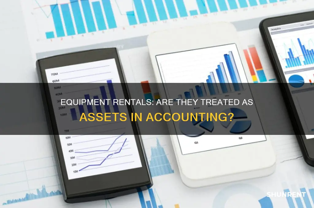 how is equipment rented out treated as asset
