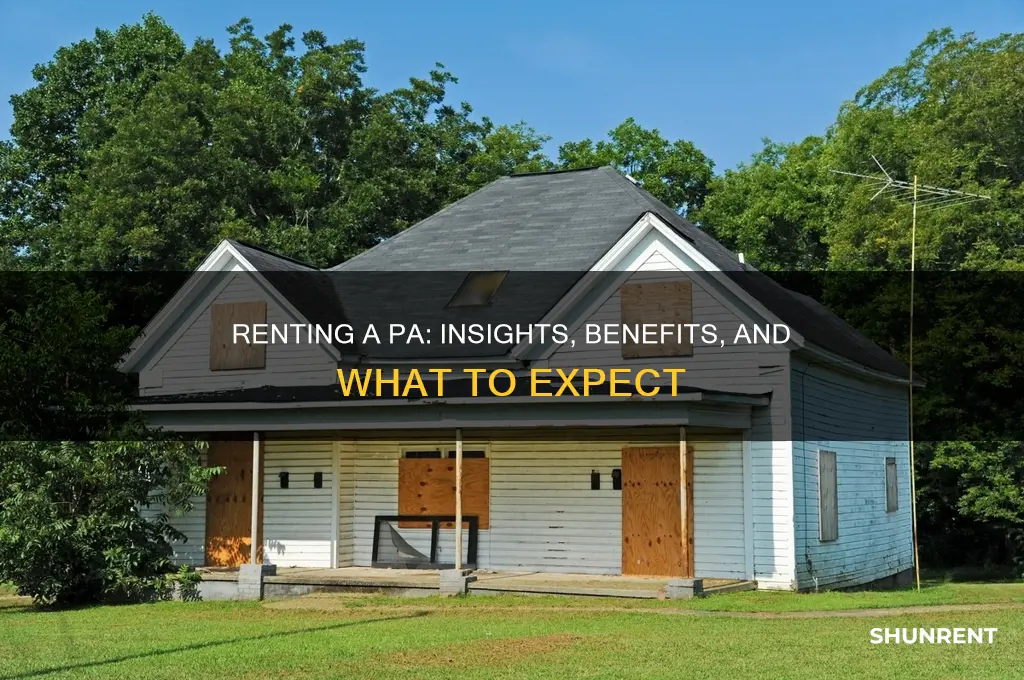 how is it to rent a pa