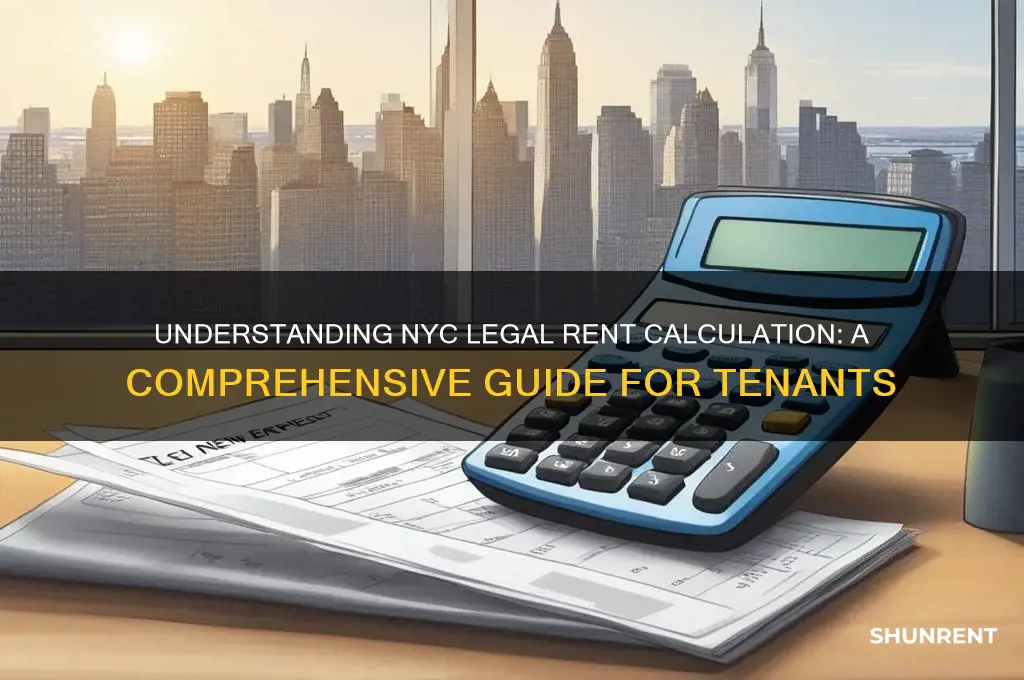 how is legal rent calculated in nyc
