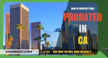 Understanding California's Prorated Rent Calculation for Monthly Tenants