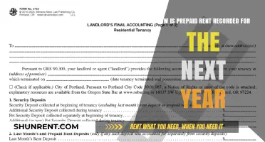 Recording Prepaid Rent for the Next Year: Accounting Best Practices