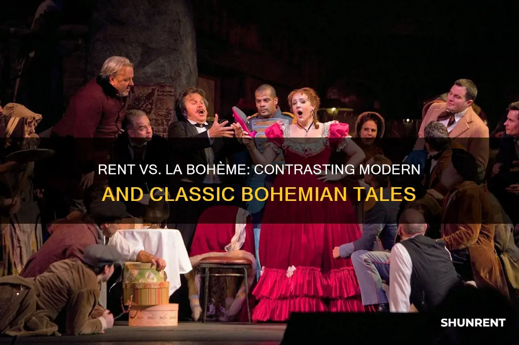how is rent different from la boheme
