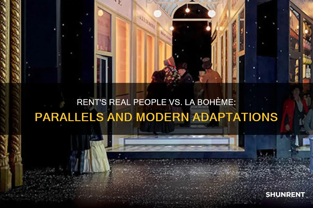 how is rent on real people and la bohene