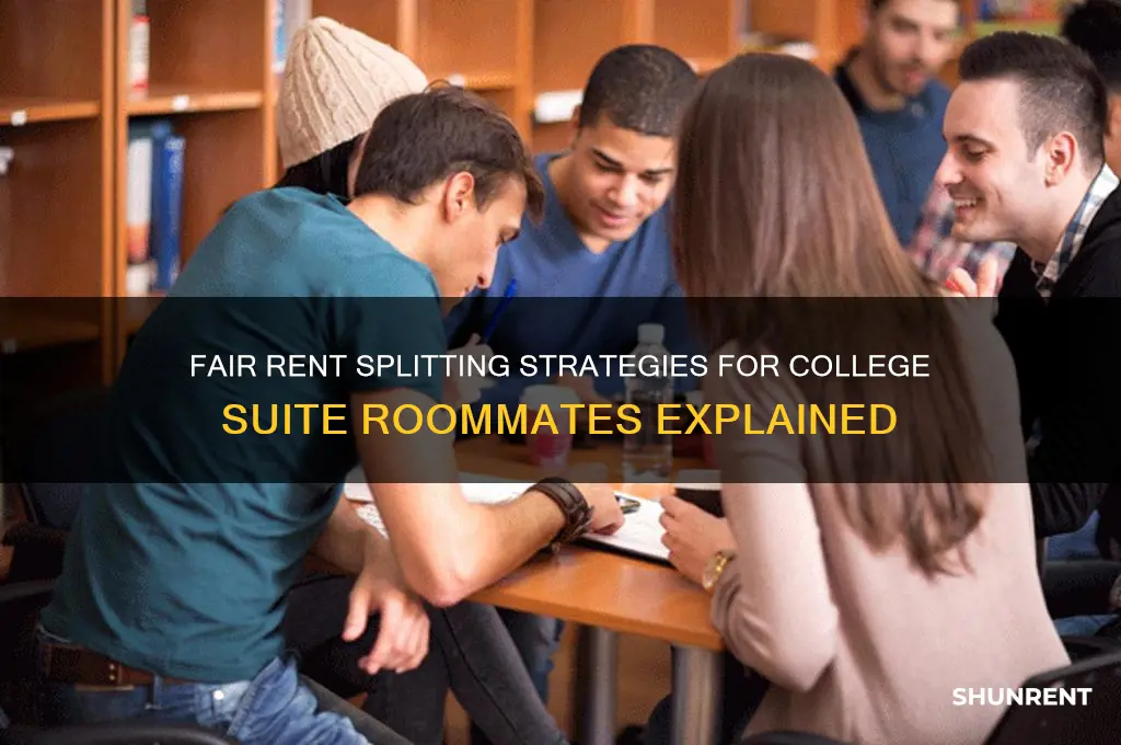 how is rent split up among in college suites