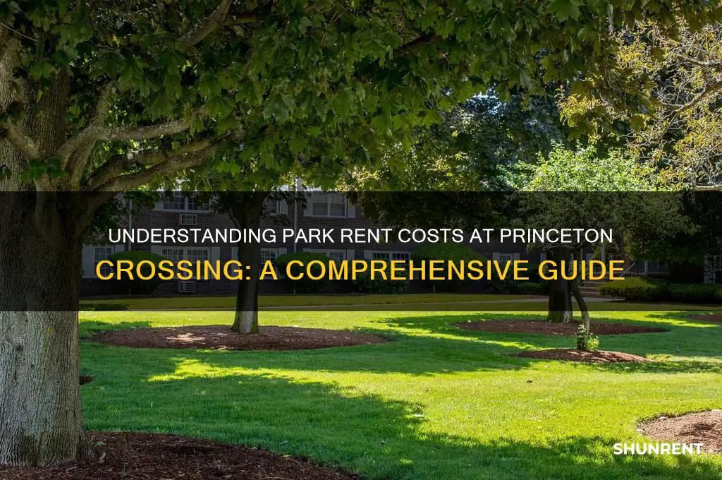 how is the park rent at princeton crossing