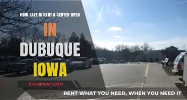 Rent-A-Center Dubuque, Iowa: Late Opening Hours Guide