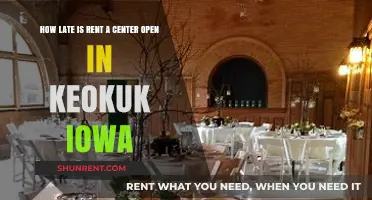 Keokuk, Iowa Rent-A-Center Hours: Late Night Options Available